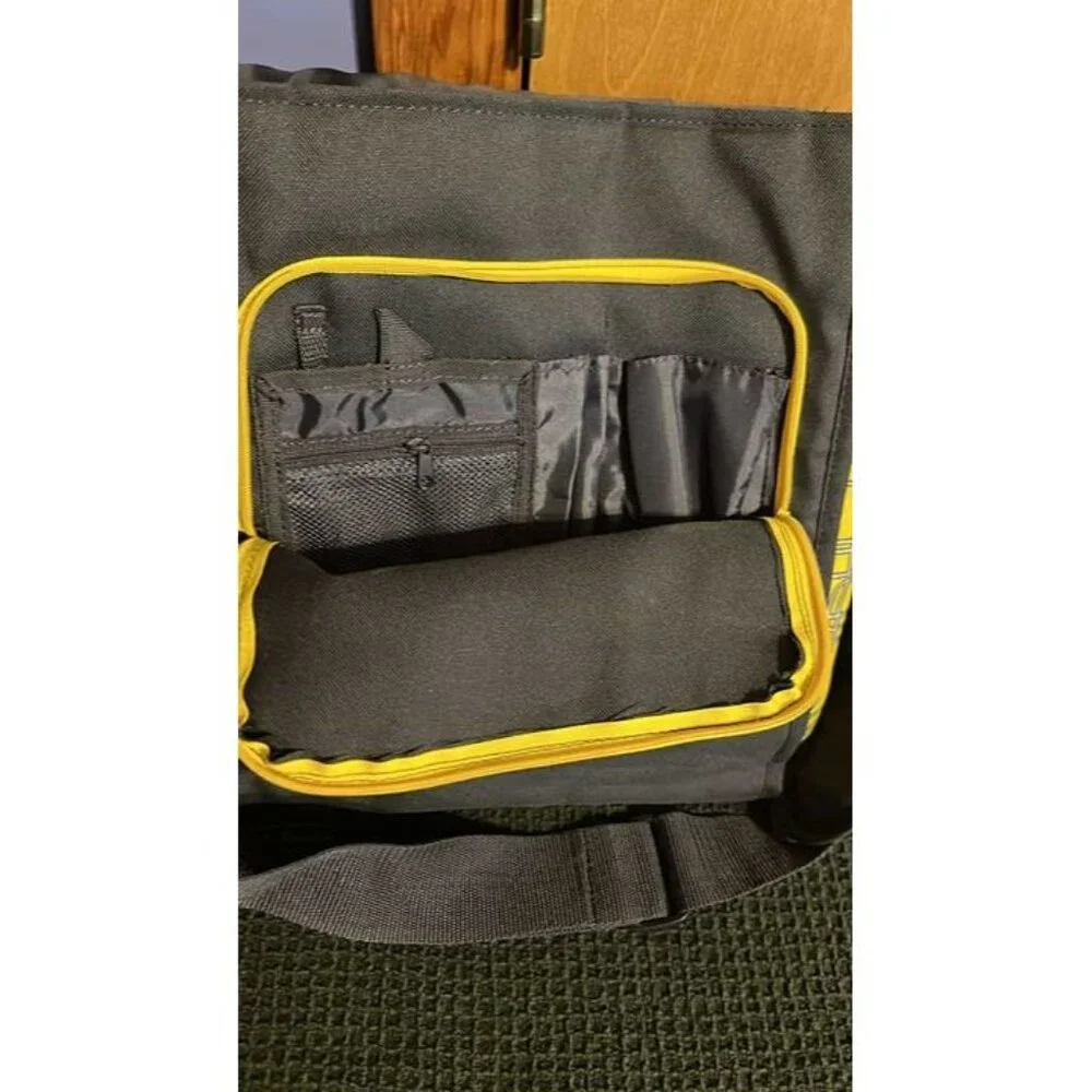 NWOT Ikea Flort Messenger Bag‎ with Accessory Case/2pc set/Yellow&Gray/CHARITY